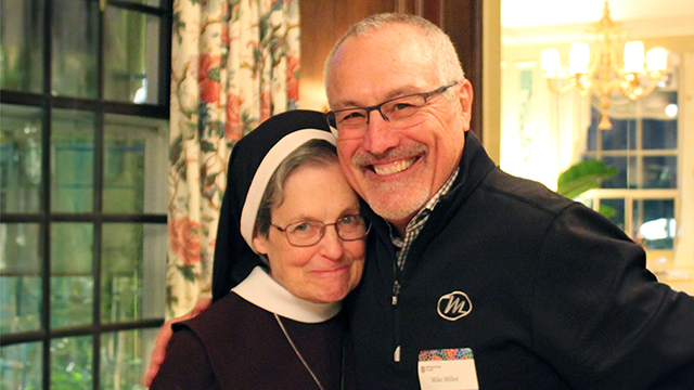 1877 Legacy Society sister and man